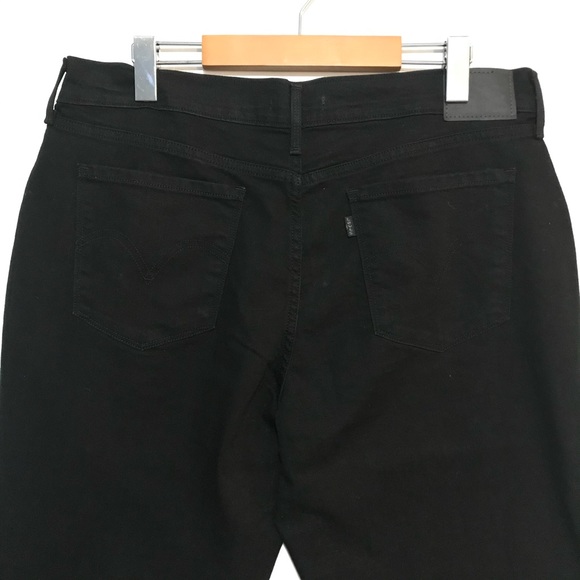 Levis 505 Straight Leg Jeans Black Size 32 - Picture 7 of 14